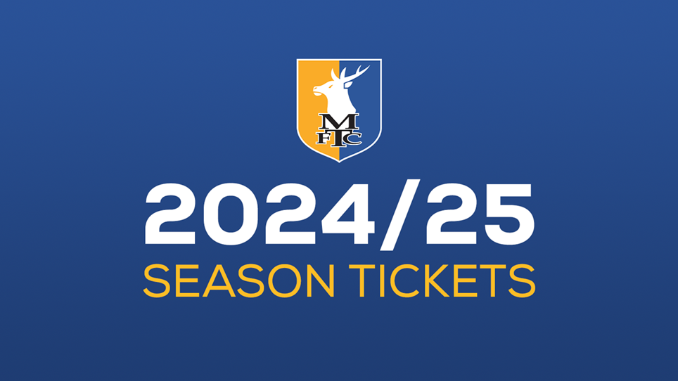 Mansfield Town announce season ticket information 